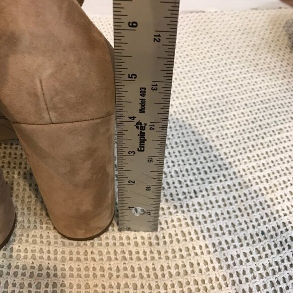 SAM EDELMAN ORLANE TAN SUEDE BLOCK HEEL WOMENS SANDALS SZ 11 NEW - Picture 6 of 9